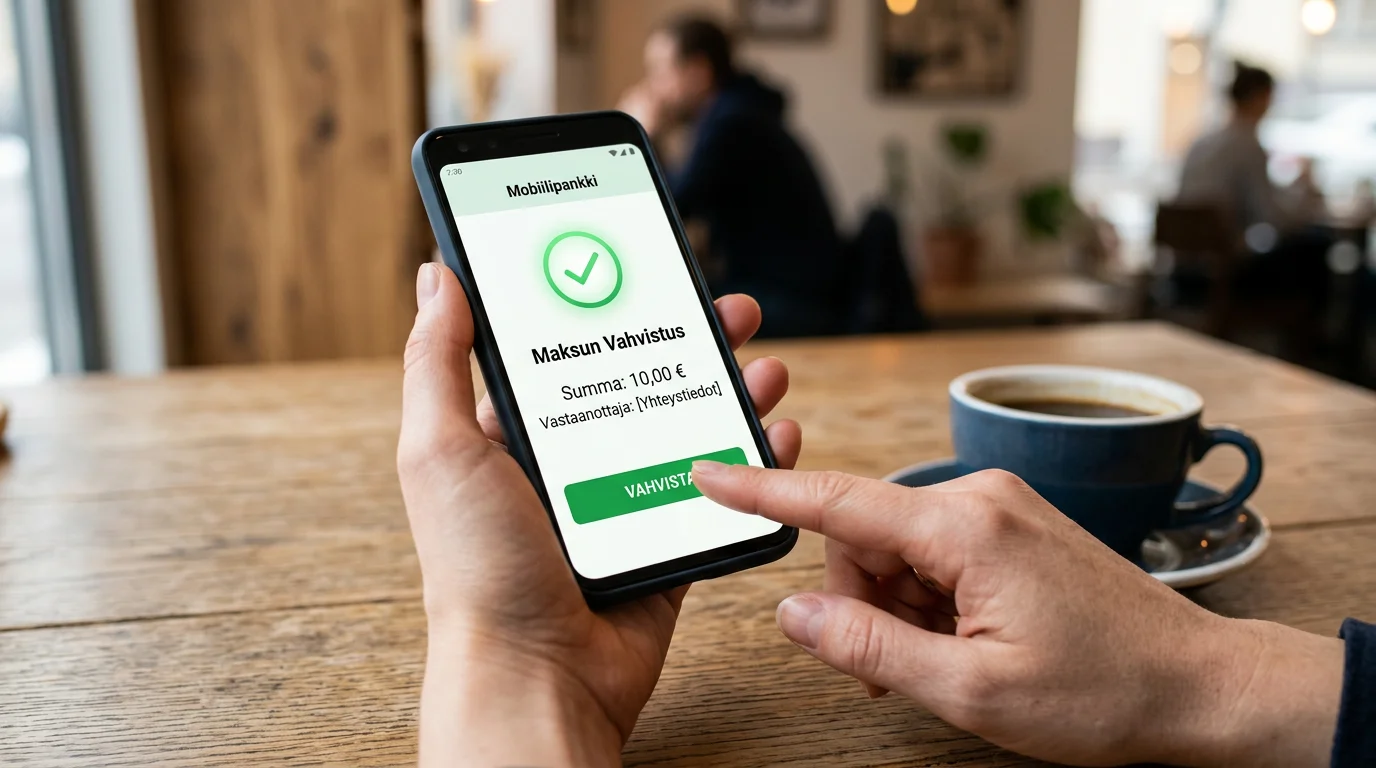 Siirto-talletus mobiilipankkisovelluksesta vedonlyöntitilille