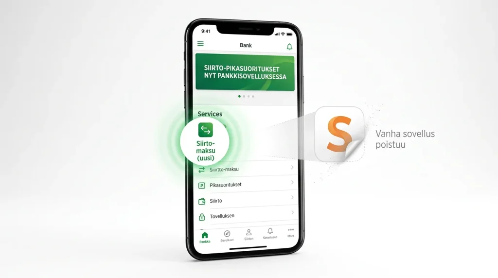 Siirto-sovelluksen sulkeminen ja vaikutus vedonlyöntitalletuksiin