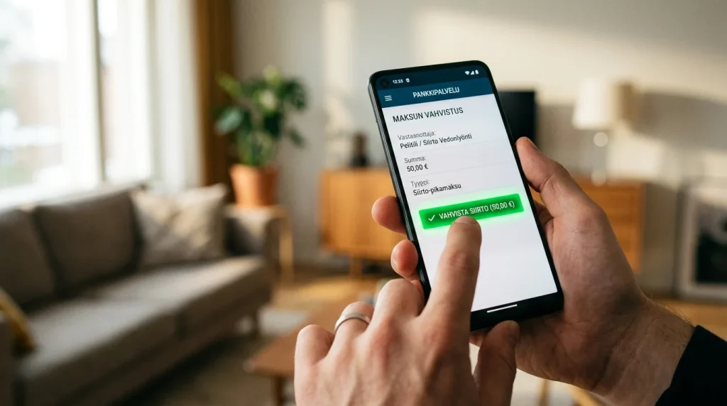 Siirto-vedonlyönnin mobiilikäyttökokemus ja talletus puhelimella