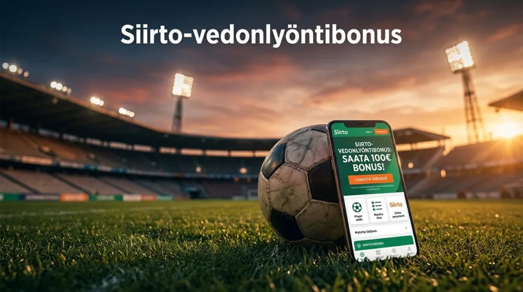 Siirto-vedonlyöntibonus ja kierrätysvaatimukset Siirto-talletuksella